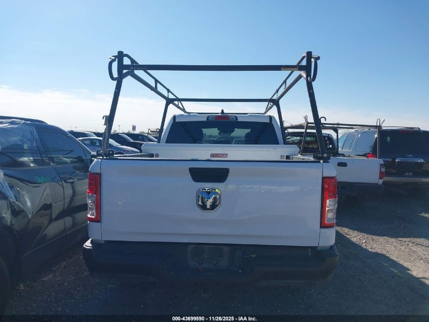 2021 Ram 1500 Tradesman 4X2 6'4 Box VIN: 1C6SRECGXMN628488 Lot: 43699590