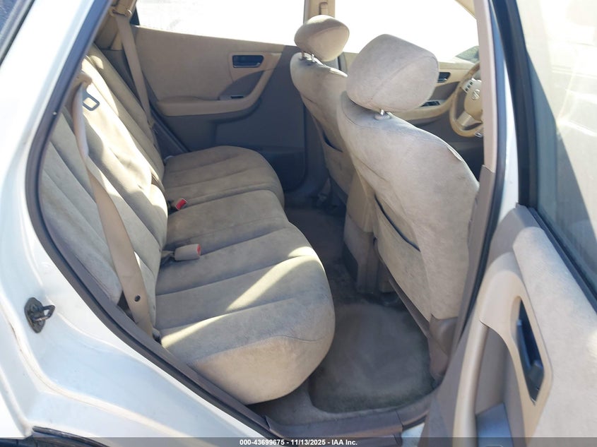 2004 Nissan Murano Sl VIN: JN8AZ08TX4W212162 Lot: 43699675