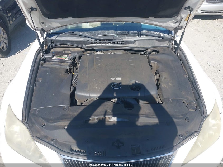 2008 Lexus Is 250 VIN: JTHBK262685069134 Lot: 43699694