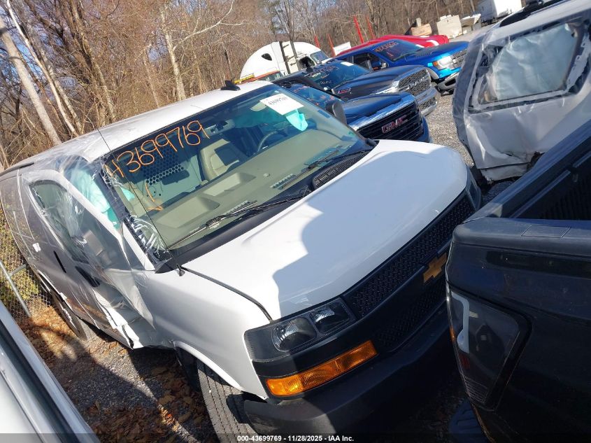 2025 Chevrolet Express Cargo Rwd 2500 Regular Wheelbase Wt VIN: 1GCWGAFPXS1187289 Lot: 43699769
