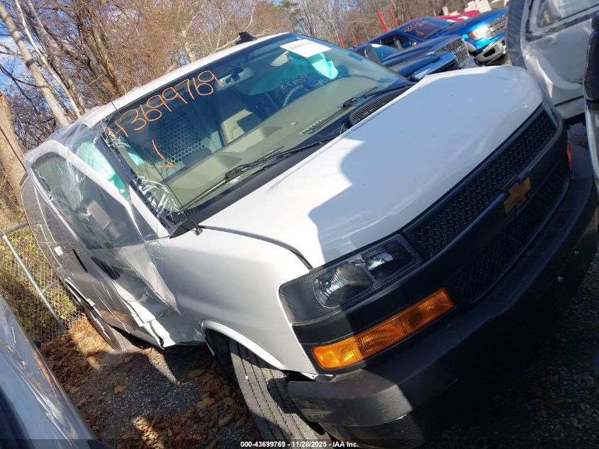 2025 Chevrolet Express Cargo Rwd 2500 Regular Wheelbase Wt VIN: 1GCWGAFPXS1187289 Lot: 43699769