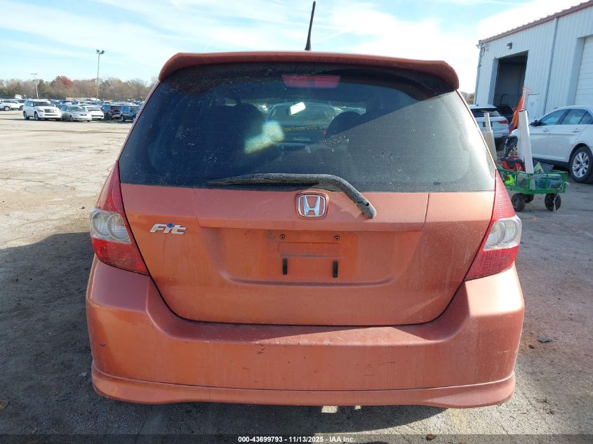 2007 Honda Fit Sport VIN: JHMGD38667S030923 Lot: 43699793