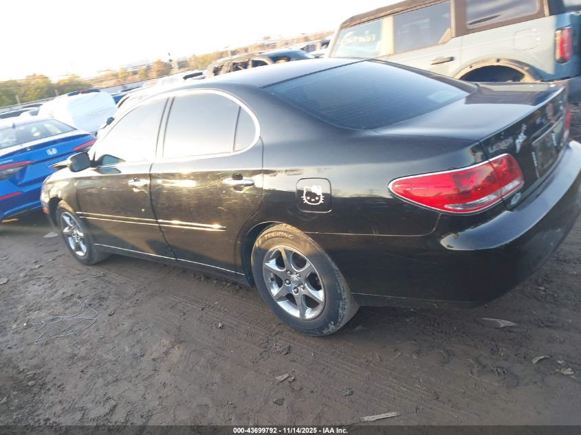 2005 Lexus Es 330 VIN: JTHBA30G155114649 Lot: 43699792