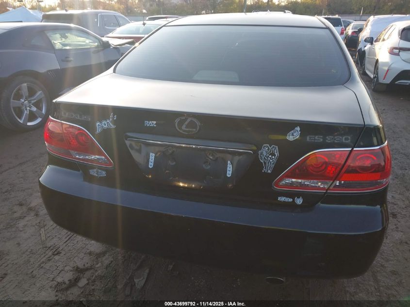2005 Lexus Es 330 VIN: JTHBA30G155114649 Lot: 43699792