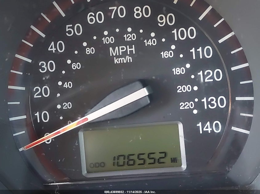 2008 Kia Spectra Ex VIN: KNAFE121385571100 Lot: 43699852