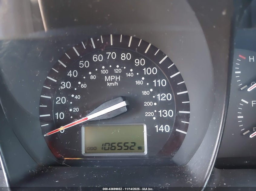 2008 Kia Spectra Ex VIN: KNAFE121385571100 Lot: 43699852