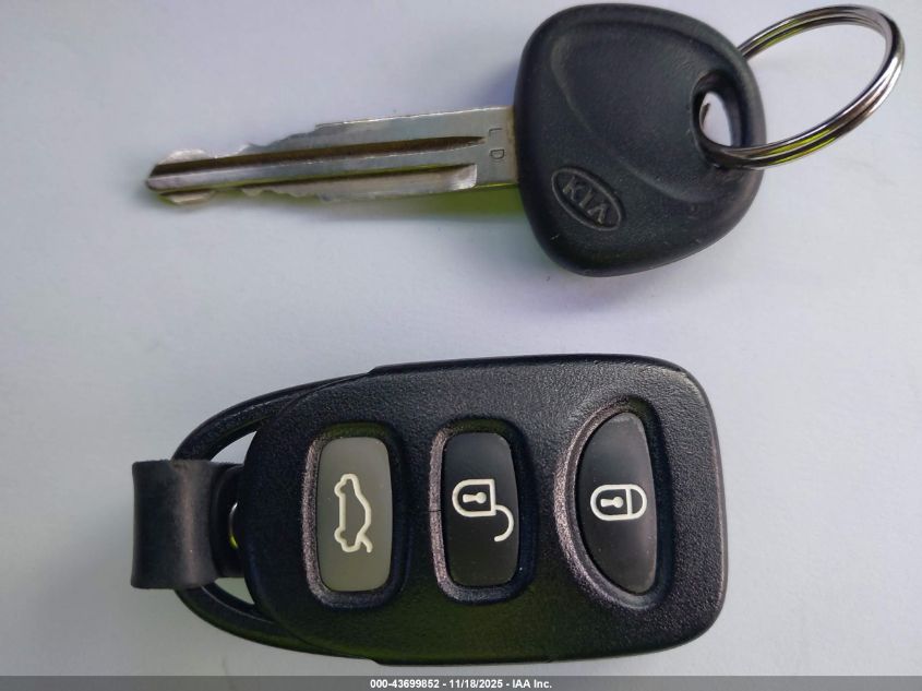 2008 Kia Spectra Ex VIN: KNAFE121385571100 Lot: 43699852