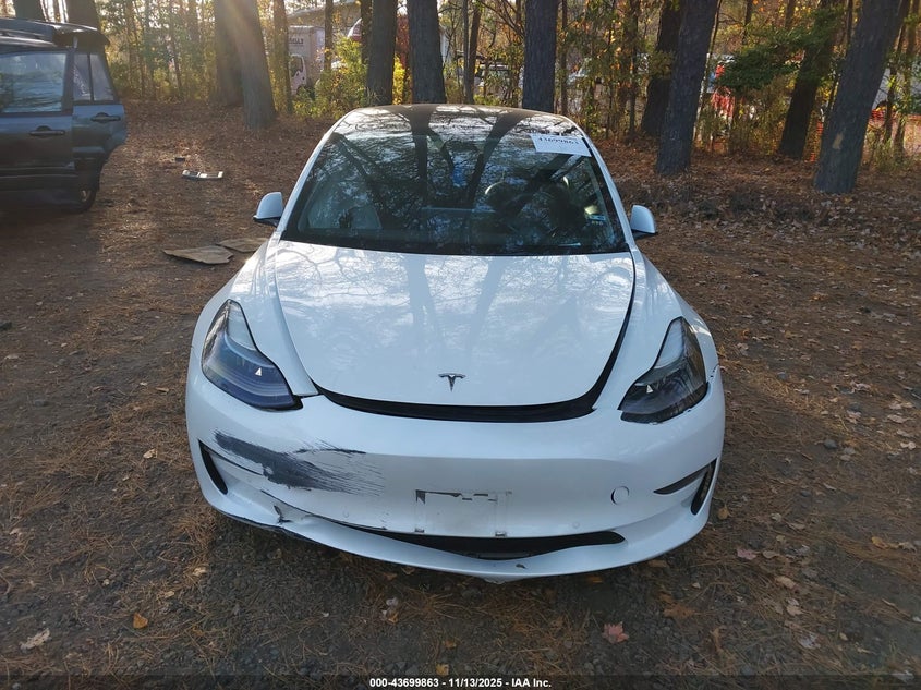2022 Tesla Model 3 Rear-Wheel Drive VIN: 5YJ3E1EA7NF126063 Lot: 43699863