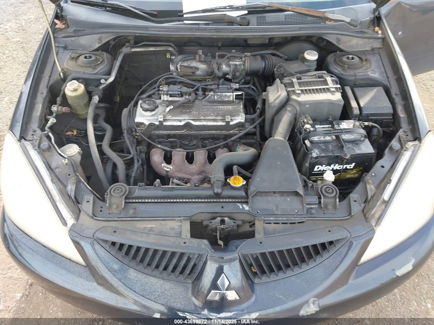 2004 Mitsubishi Lancer Es VIN: JA3AJ26E24U066580 Lot: 43699872