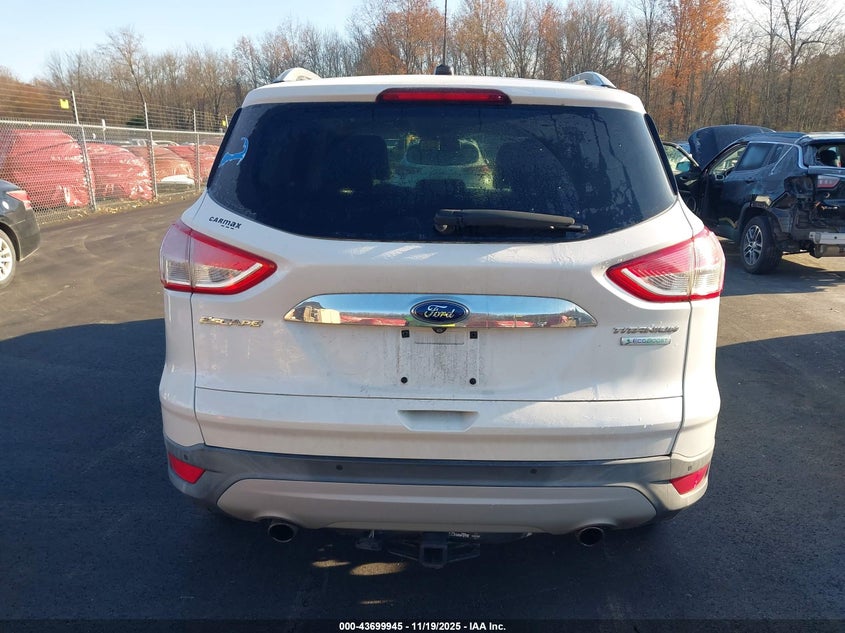 2014 Ford Escape Titanium VIN: 1FMCU0J97EUA43356 Lot: 43699945