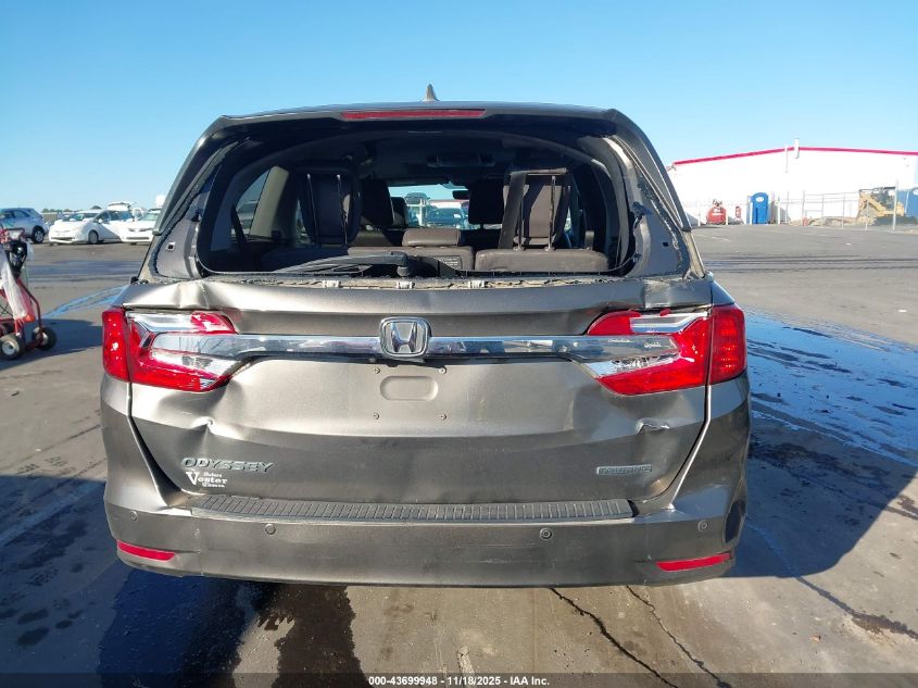 2018 Honda Odyssey Touring VIN: 5FNRL6H85JB076120 Lot: 43699948