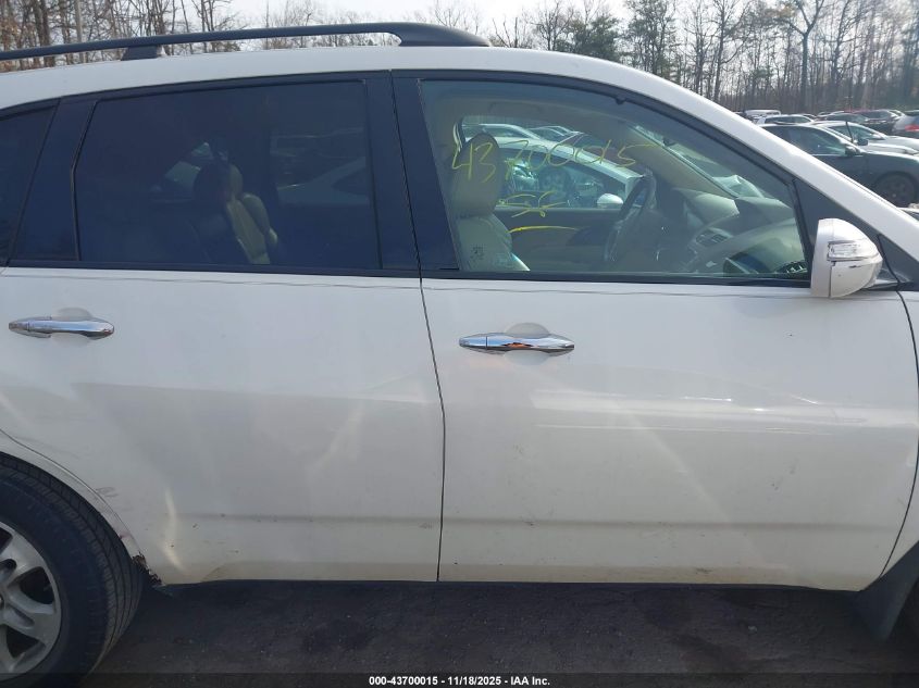 2008 Acura Mdx Technology Package VIN: 2HNYD28458H524532 Lot: 43700015