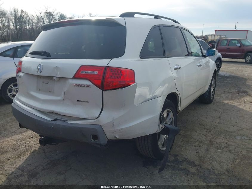 2008 Acura Mdx Technology Package VIN: 2HNYD28458H524532 Lot: 43700015