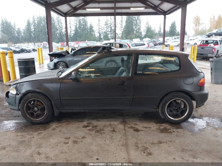 1993 Honda Civic Dx VIN: 2HGEH2462PH536514 Lot: 43700031