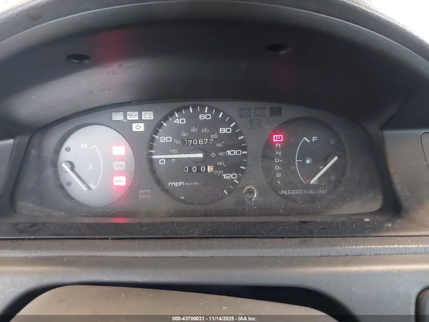 1993 Honda Civic Dx VIN: 2HGEH2462PH536514 Lot: 43700031