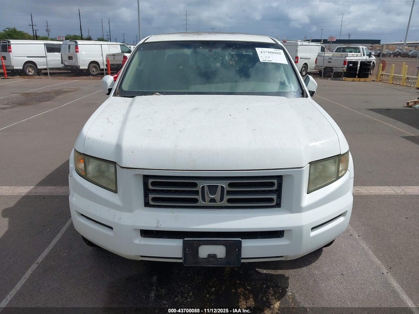 2007 Honda Ridgeline Rts VIN: 2HJYK164X7H525727 Lot: 43700088