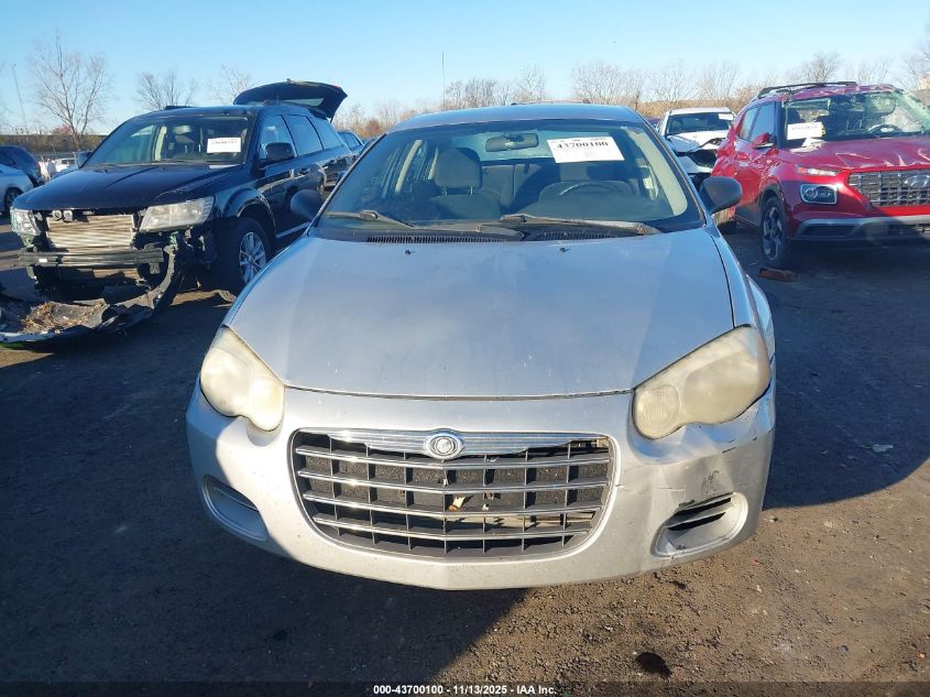 2006 Chrysler Sebring VIN: 1C3EL46X96N141545 Lot: 43700100