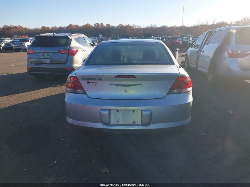 2006 Chrysler Sebring VIN: 1C3EL46X96N141545 Lot: 43700100