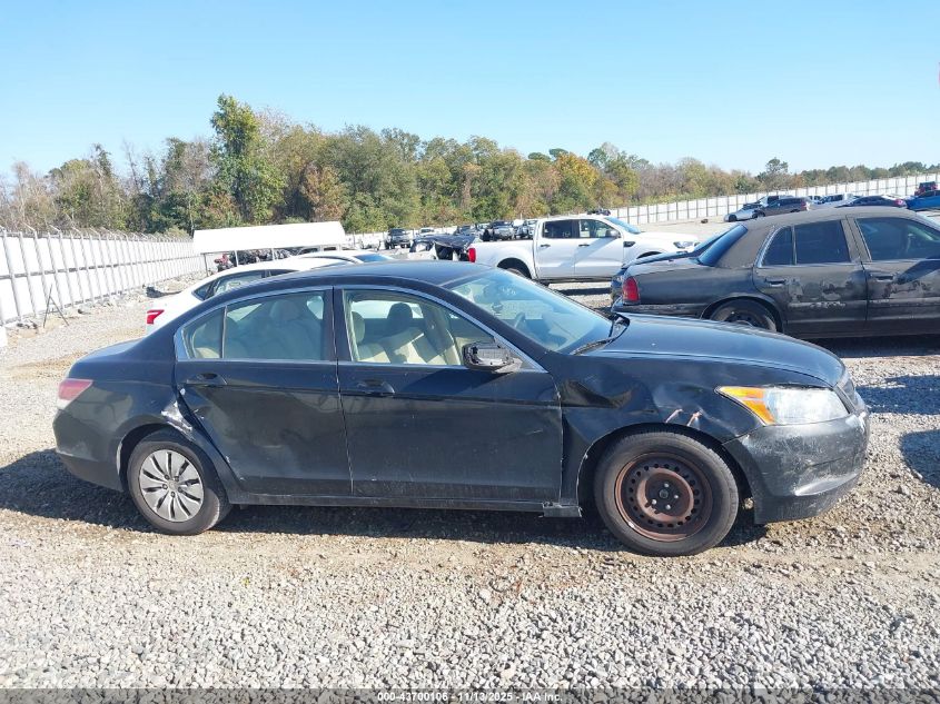 2009 Honda Accord 2.4 Lx VIN: 1HGCP26399A028734 Lot: 43700106