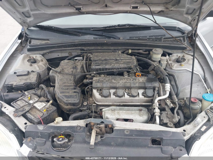 2003 Honda Civic Dx VIN: 2HGES15163H573848 Lot: 43700171