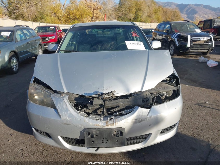 2005 Mazda Mazda3 I VIN: JM1BK12F651222487 Lot: 43700220