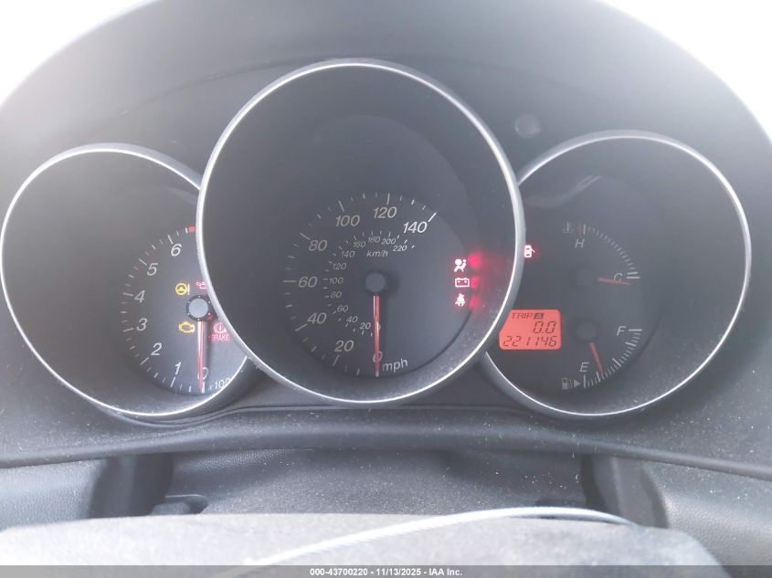 2005 Mazda Mazda3 I VIN: JM1BK12F651222487 Lot: 43700220