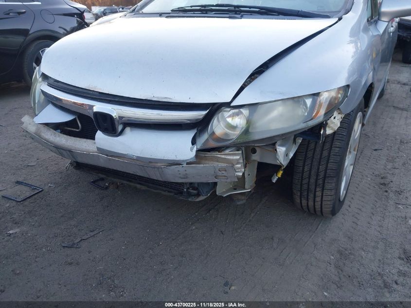 2008 Honda Civic Lx VIN: 2HGFA16528H328836 Lot: 43700225