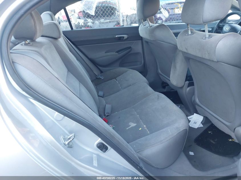 2008 Honda Civic Lx VIN: 2HGFA16528H328836 Lot: 43700225