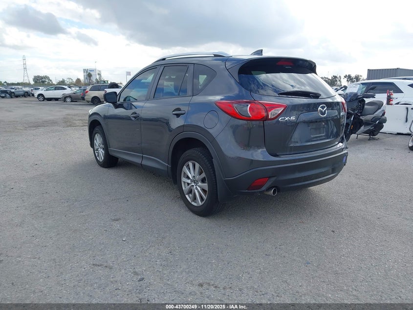 Vin: jm3ke2cy5g0839747, lot: 44195570, mazda cx-5 touring 20163