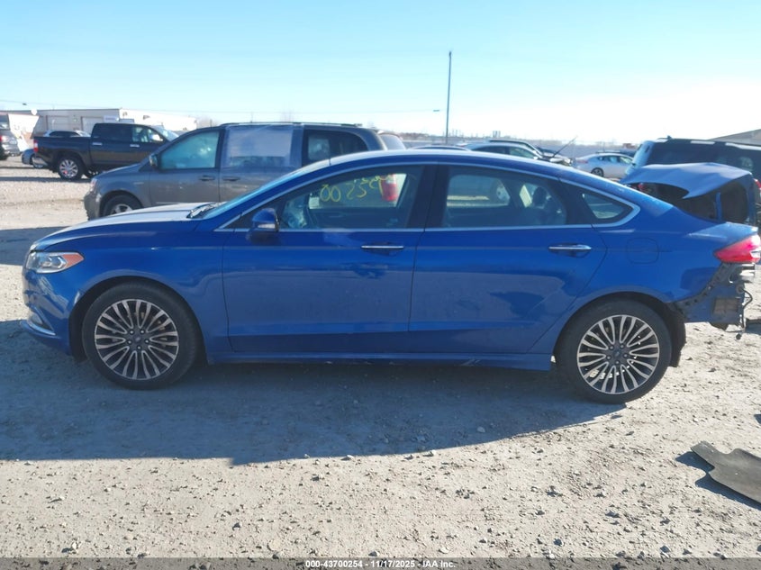 2017 Ford Fusion Se VIN: 3FA6P0HD8HR334520 Lot: 43700254