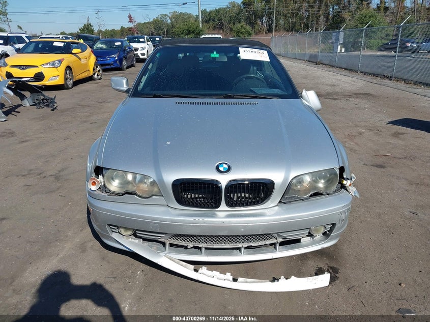 2001 BMW 330Ci VIN: WBABS534X1EV87520 Lot: 43700269