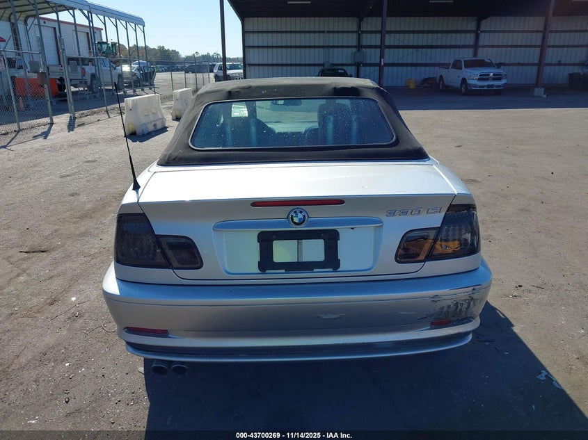 2001 BMW 330Ci VIN: WBABS534X1EV87520 Lot: 43700269
