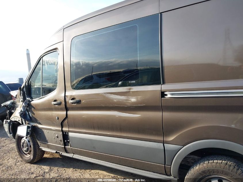 2016 Ford Transit-250 VIN: 1FTYR1DG8GKA00137 Lot: 43700348
