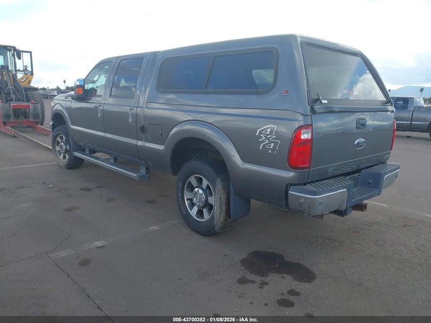 Vin: 1ft7w2b64bea43840, lot: 44195673, ford f-250 lariat 20113