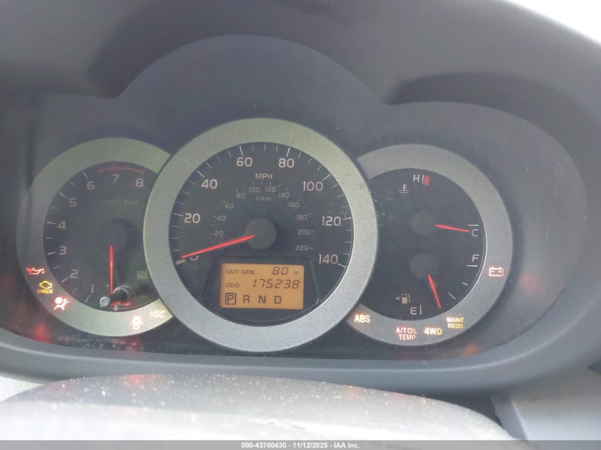 2007 Toyota Rav4 VIN: JTMBD33VX76052653 Lot: 43700430