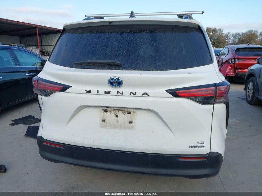 2021 Toyota Sienna Le VIN: 5TDKRKECXMS065518 Lot: 43700433