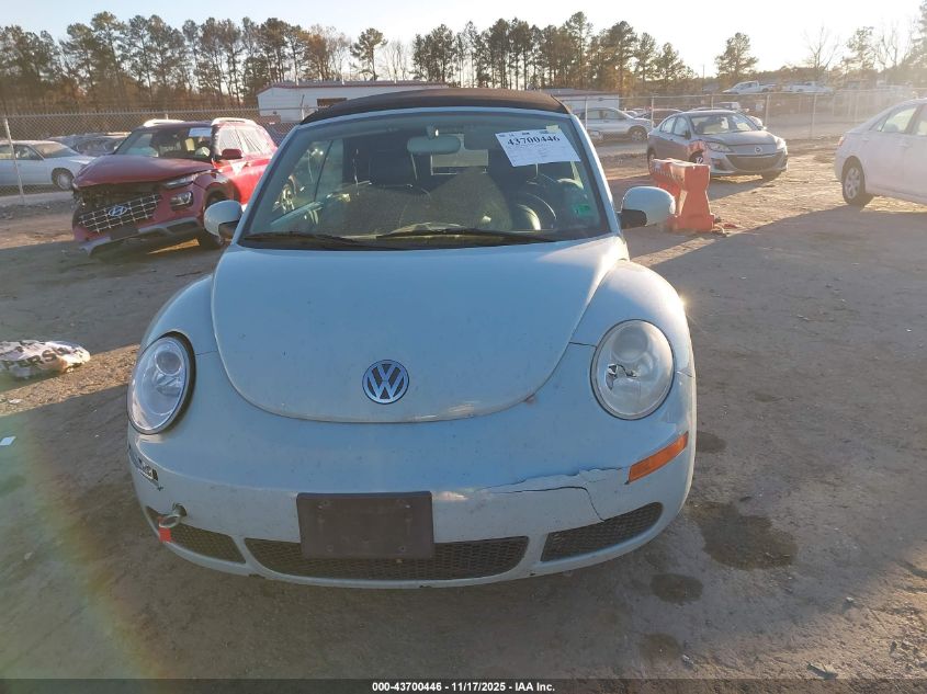 2006 Volkswagen New Beetle 2.5 VIN: 3VWRF31Y46M307699 Lot: 43700446