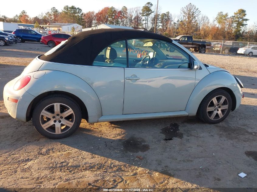 2006 Volkswagen New Beetle 2.5 VIN: 3VWRF31Y46M307699 Lot: 43700446