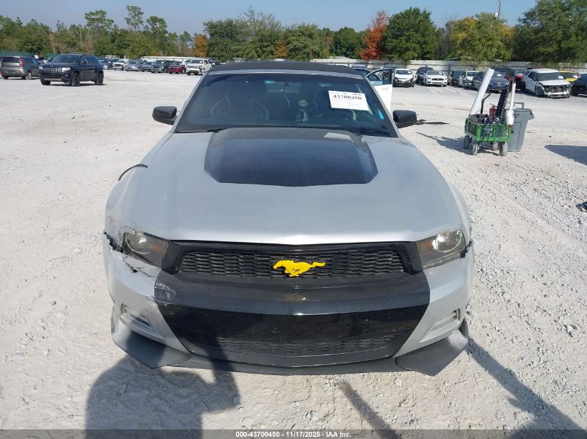 2012 Ford Mustang V6 Premium VIN: 1ZVBP8EM5C5286978 Lot: 43700450