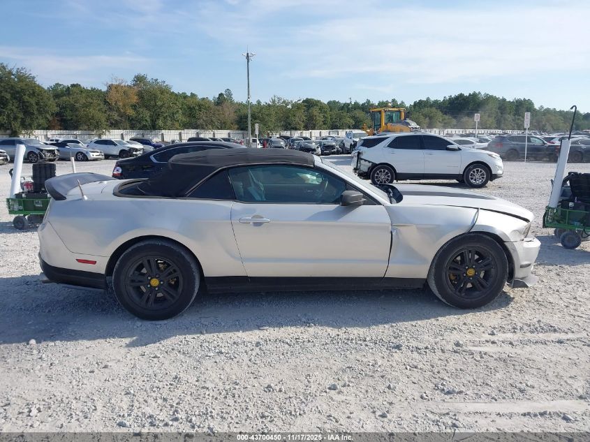 2012 Ford Mustang V6 Premium VIN: 1ZVBP8EM5C5286978 Lot: 43700450