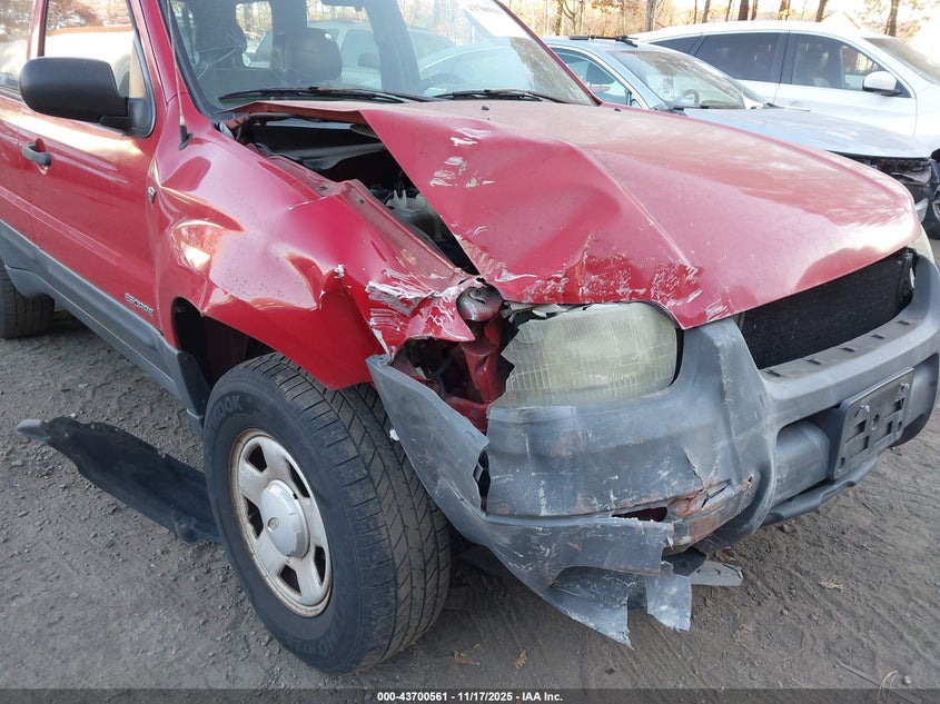 2002 Ford Escape Xls VIN: 1FMYU01192KD43021 Lot: 43700561