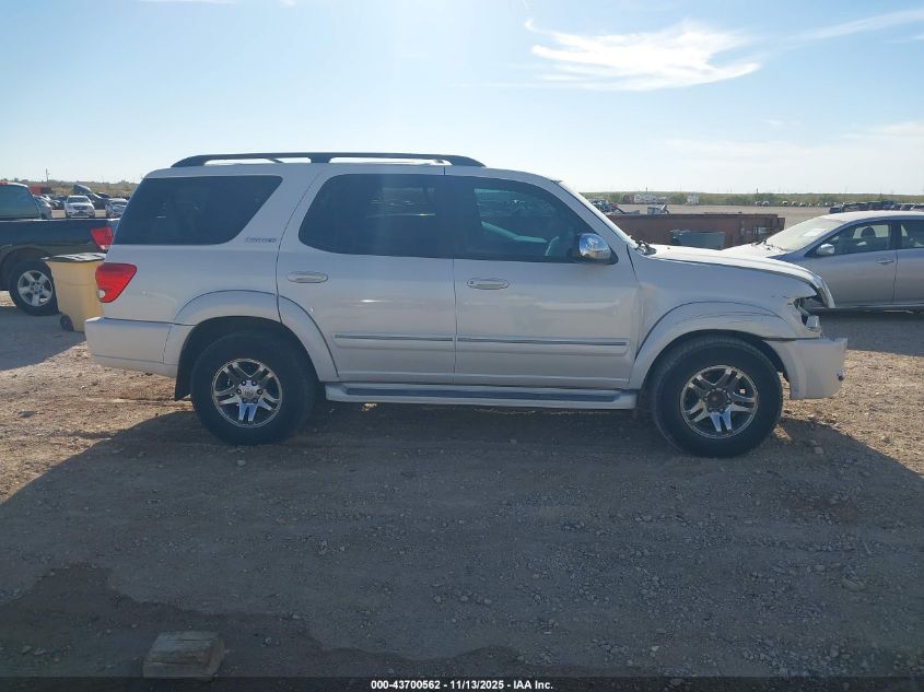 2007 Toyota Sequoia Limited V8 VIN: 5TDZT38A37S290674 Lot: 43700562