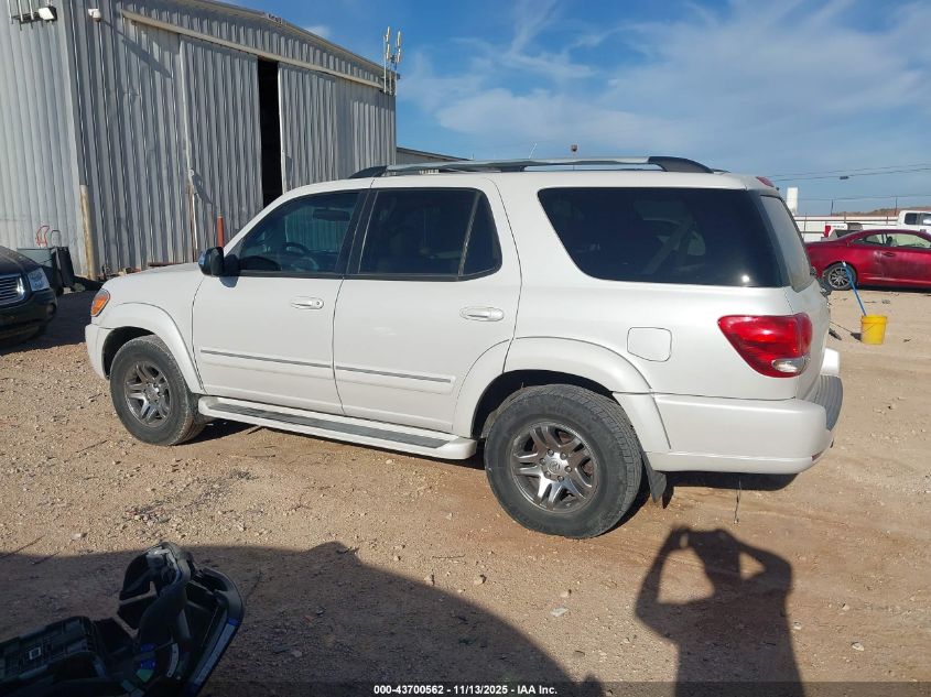 2007 Toyota Sequoia Limited V8 VIN: 5TDZT38A37S290674 Lot: 43700562