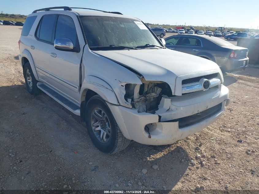 2007 Toyota Sequoia Limited V8 VIN: 5TDZT38A37S290674 Lot: 43700562
