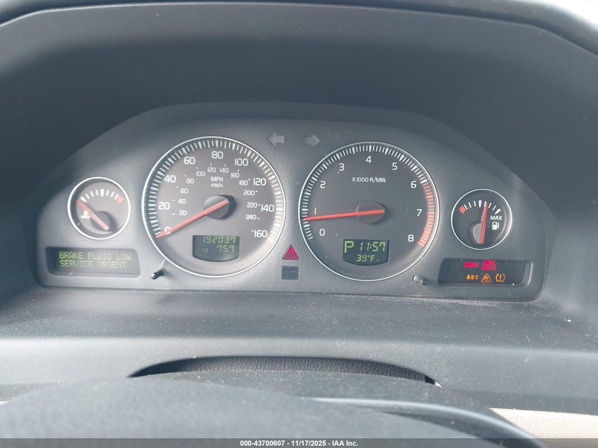 2008 Volvo S60 2.5T VIN: YV1RS592982694569 Lot: 43700607