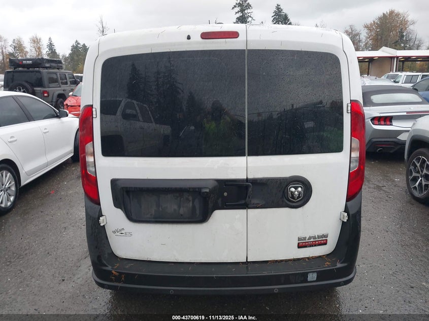 2017 Ram Promaster City Tradesman VIN: ZFBERFAB4H6F01793 Lot: 43700619