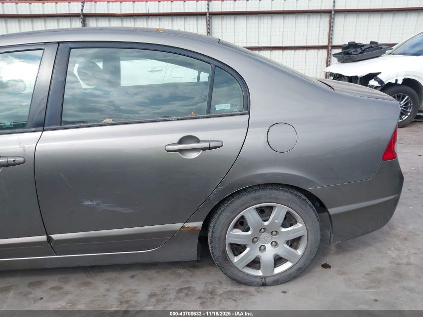 2007 Honda Civic Lx VIN: 1HGFA16567L020909 Lot: 43700633