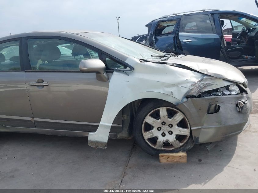 2007 Honda Civic Lx VIN: 1HGFA16567L020909 Lot: 43700633