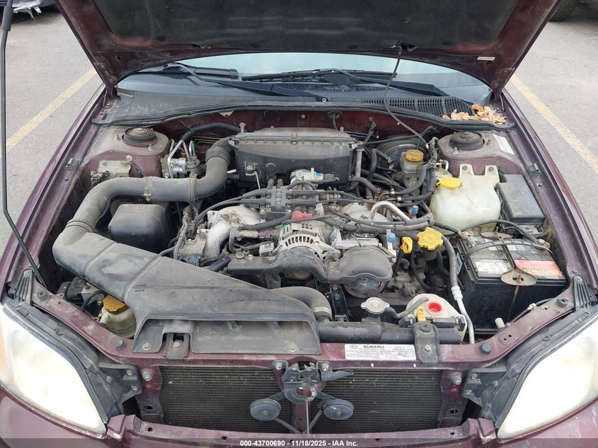 2000 Subaru Legacy L VIN: 4S3BH6352Y7309712 Lot: 43700690