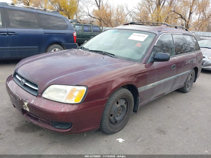 4S3BH6352Y7309712 2000 SUBARU LEGACY photo no. 2
